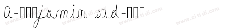 A-欧特福jomin std字体转换